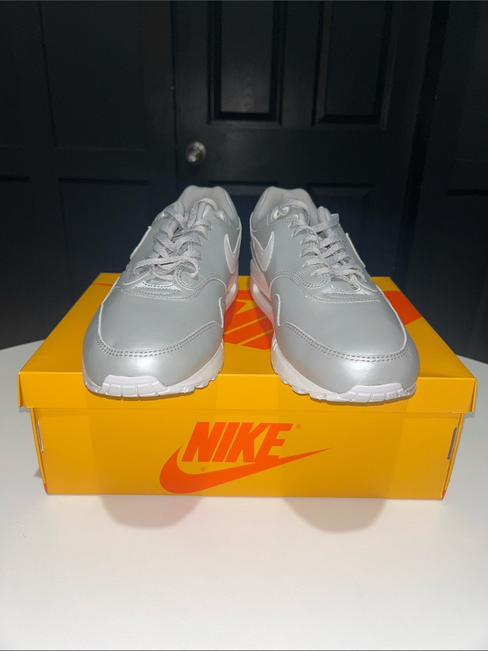 Nike Air Max 1 “Custom Aquarius Silver Surfer” Men’s Size 14 - Picture 4 of 8